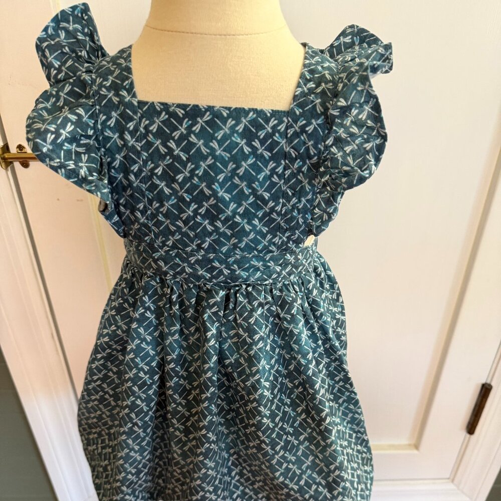 Girls Ruffled Pinafore Dress/Jumper (3T)